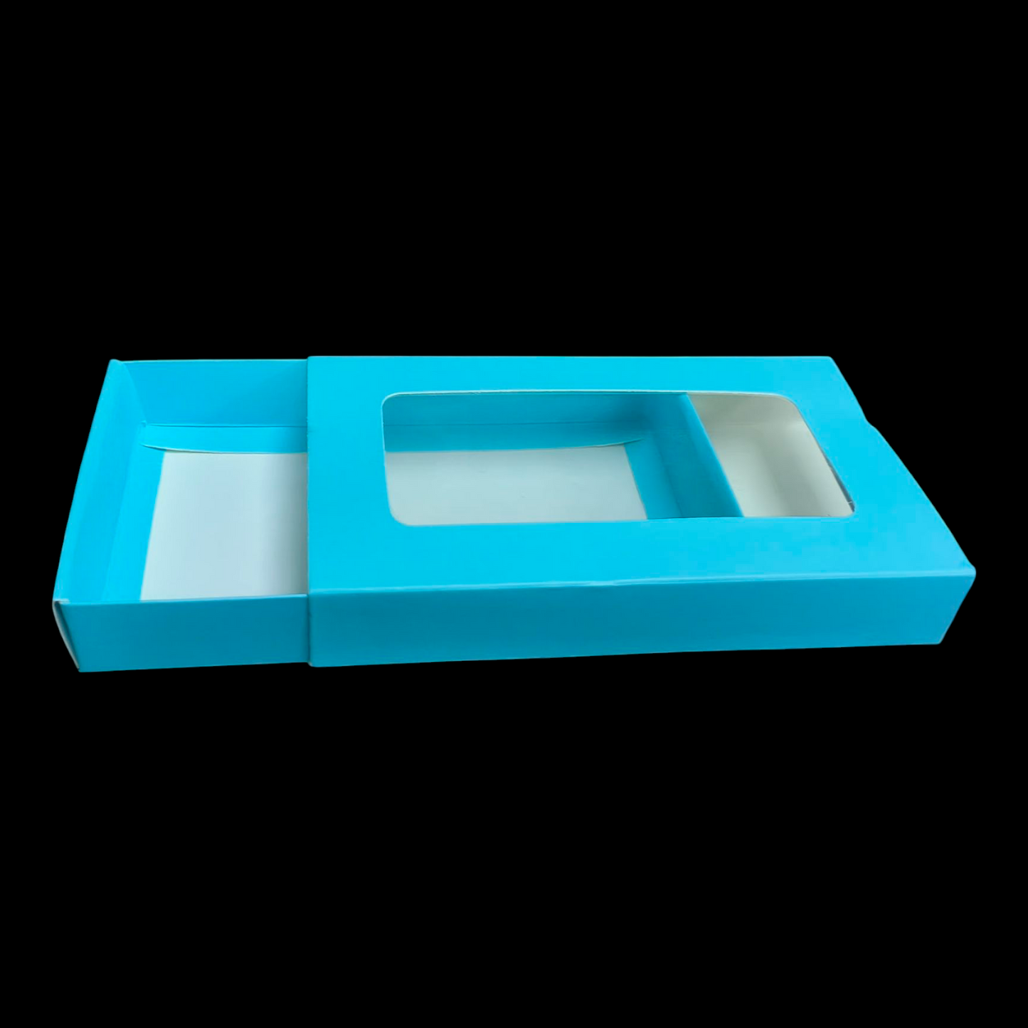 Slider Bar Box / Kunafa Box | 10 PC's pack | size 6.5×3.75×1 inch | Sky Blue