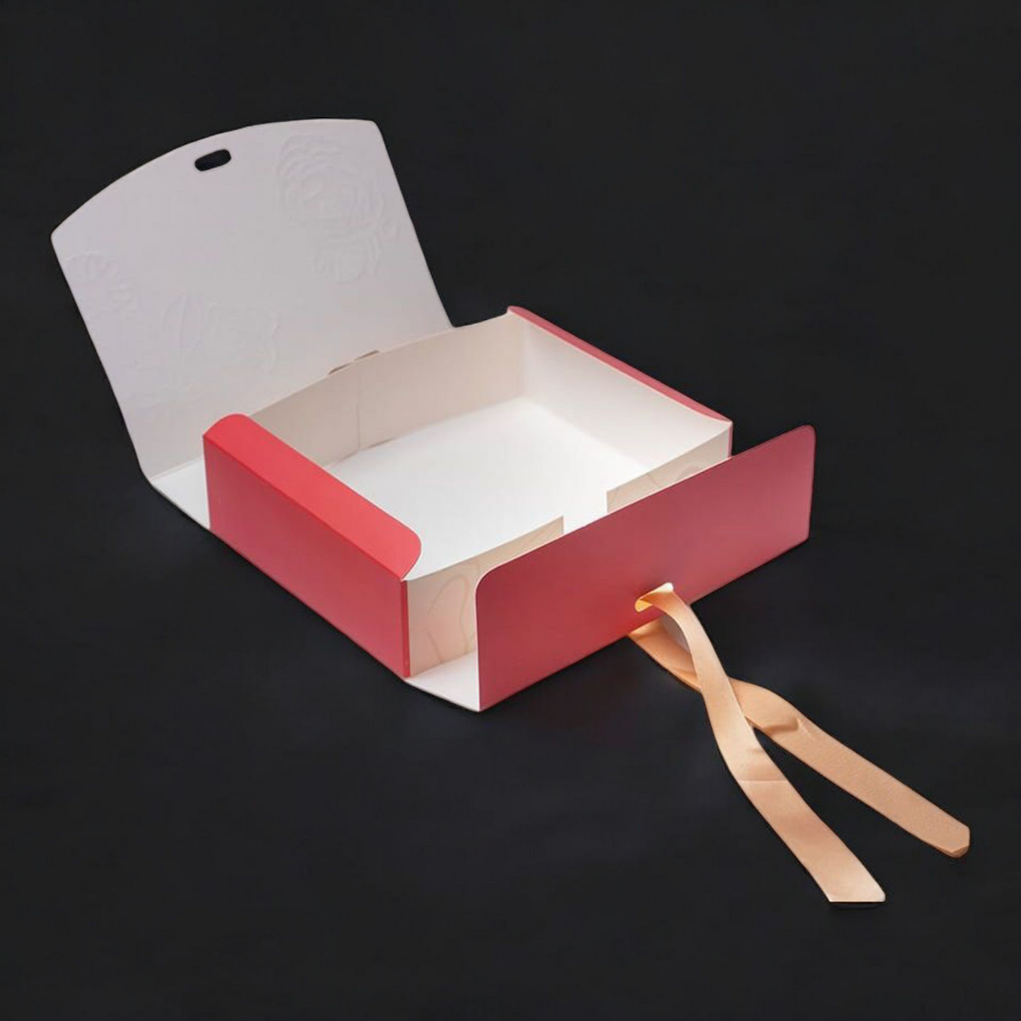 Ribbon Hamper Box | Champagen Meadow | Size 9*7*3 inch | Pack of 10 PC's