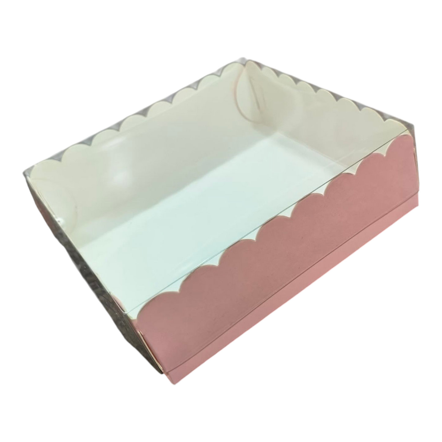 9 Brownie Box Pastel Pink | 10 PC's | Size -9×9×2