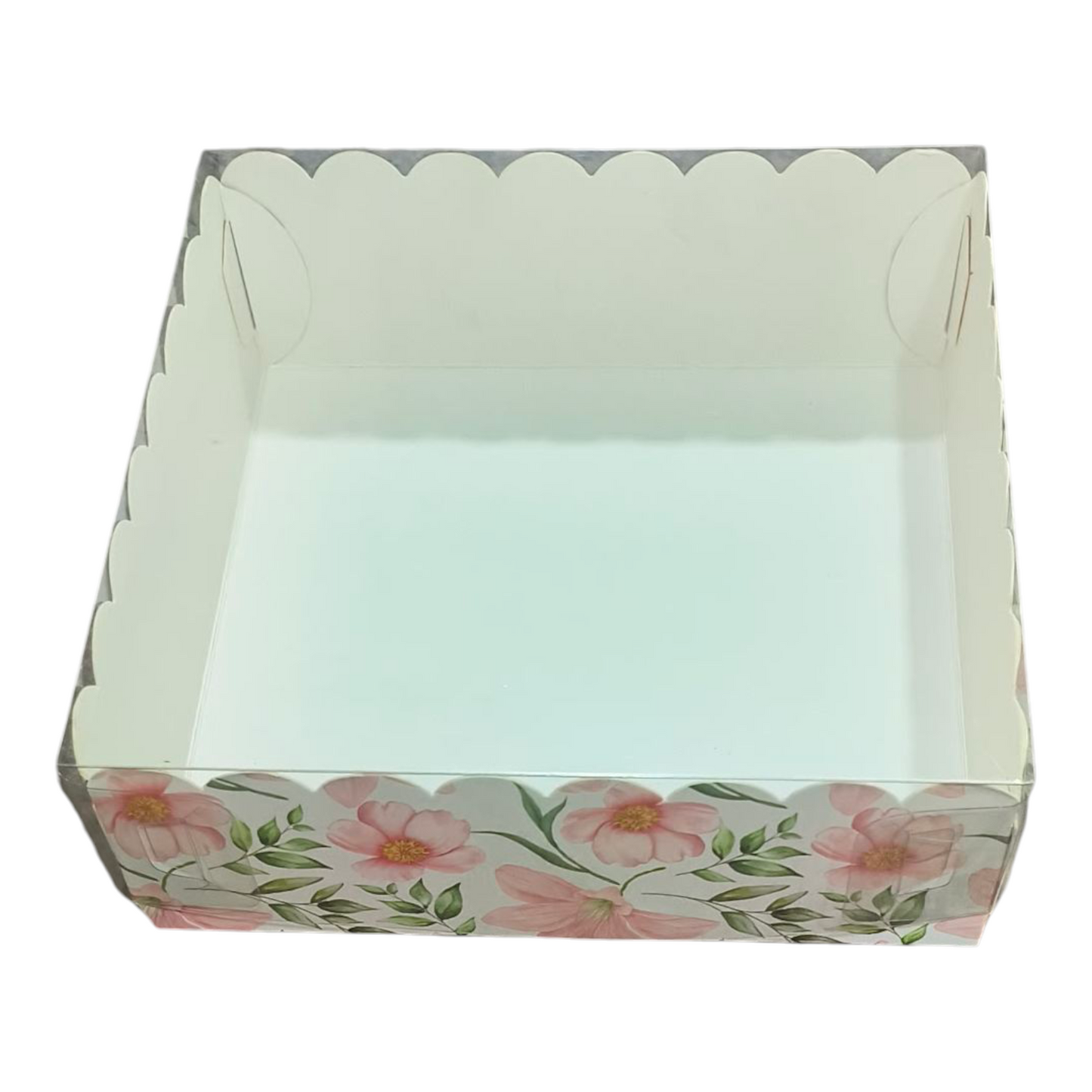 9 Pcs Brownie Box Floral|10 PC's| Size 9×9×2 inch