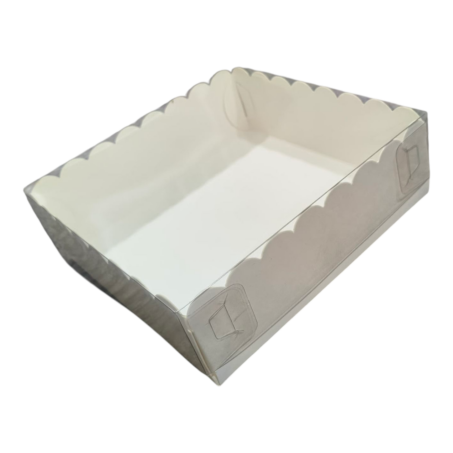 4 Pcs Brownie Box White| 10 PC's
