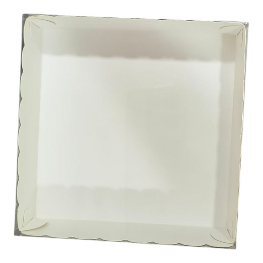 4 Pcs Brownie Box White| 10 PC's