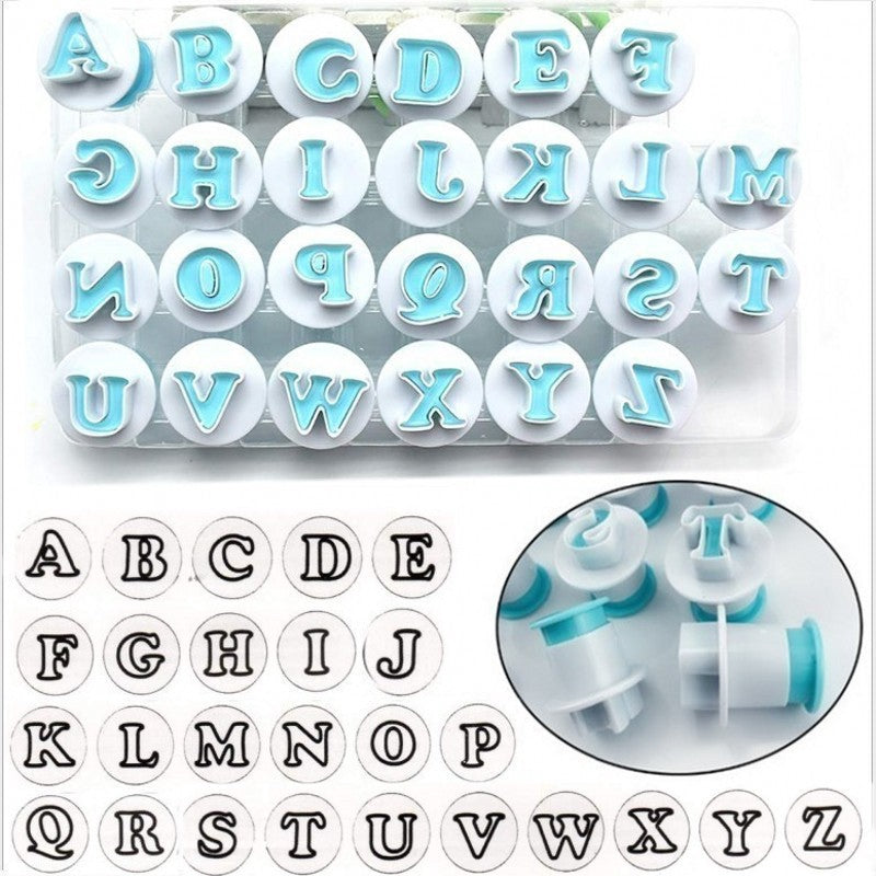 Push Stamp Alphabet Capital Letter