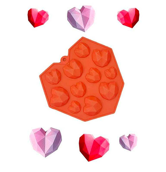 Silicon 11 Heart Mould