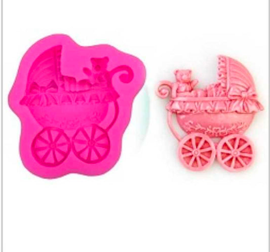 Pink Silicon Baby Shower Mould #47