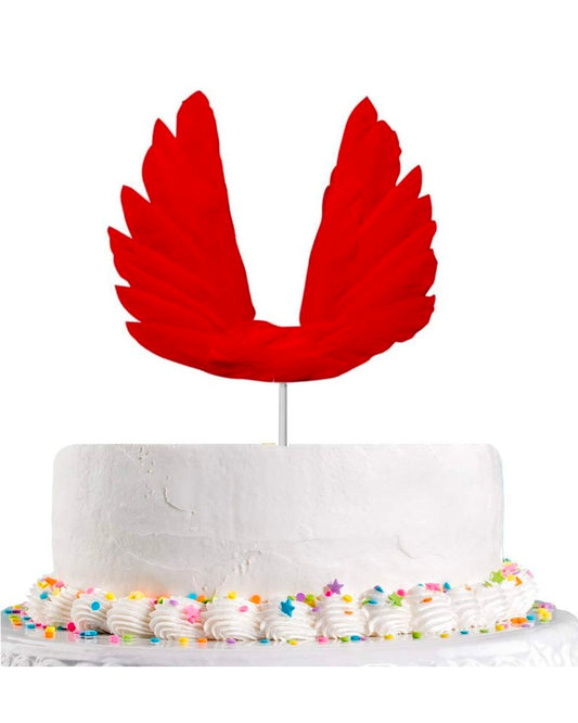 Feather Wings Topper Red