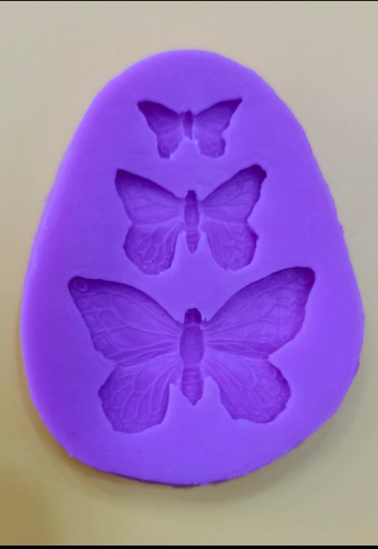 Purple Silicon Butterfly Mould #64