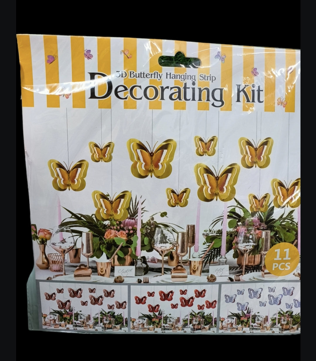 BUTTERFLY HANGING DECORATING KIT