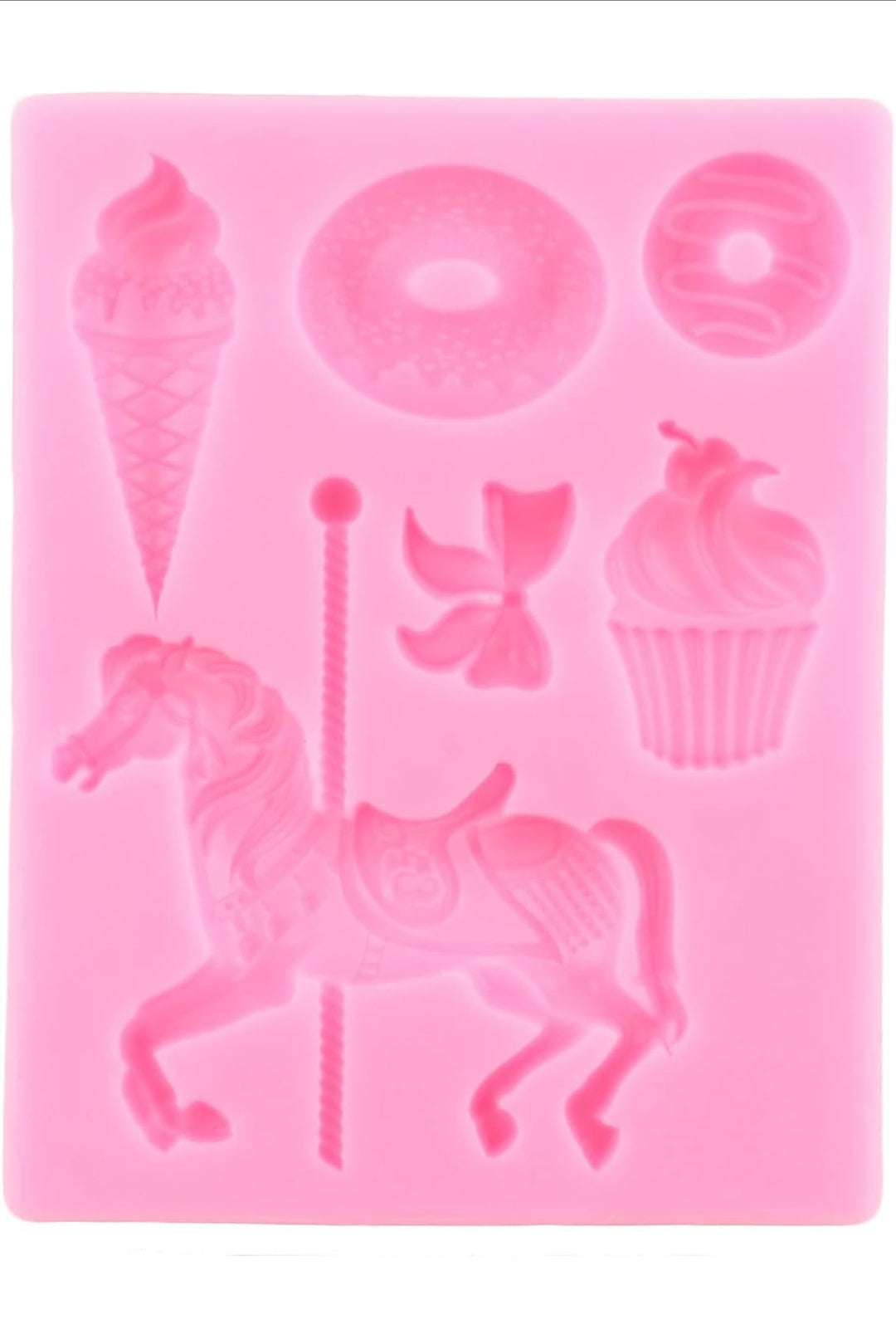 SILICON FONDANT UNICORN SET MOULD #5
