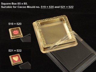 Square Box Small 85*85 MM 10 Pcs pACK