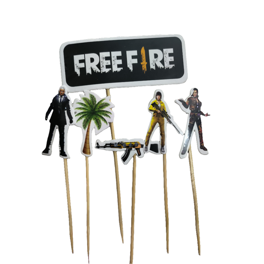 PAPER THEME TOPPER FREE FIRE NEW
