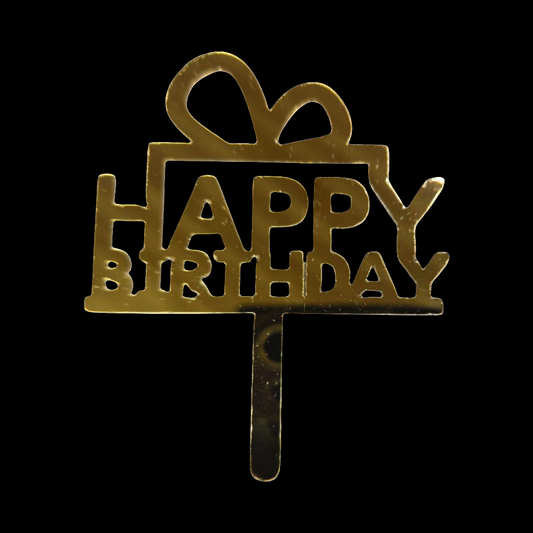 Acrylic Birthday Topper 3" #15-10 PC's pack