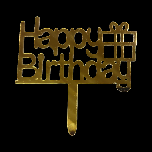 Acrylic Birthday Topper 3" #19-10 PC's pack