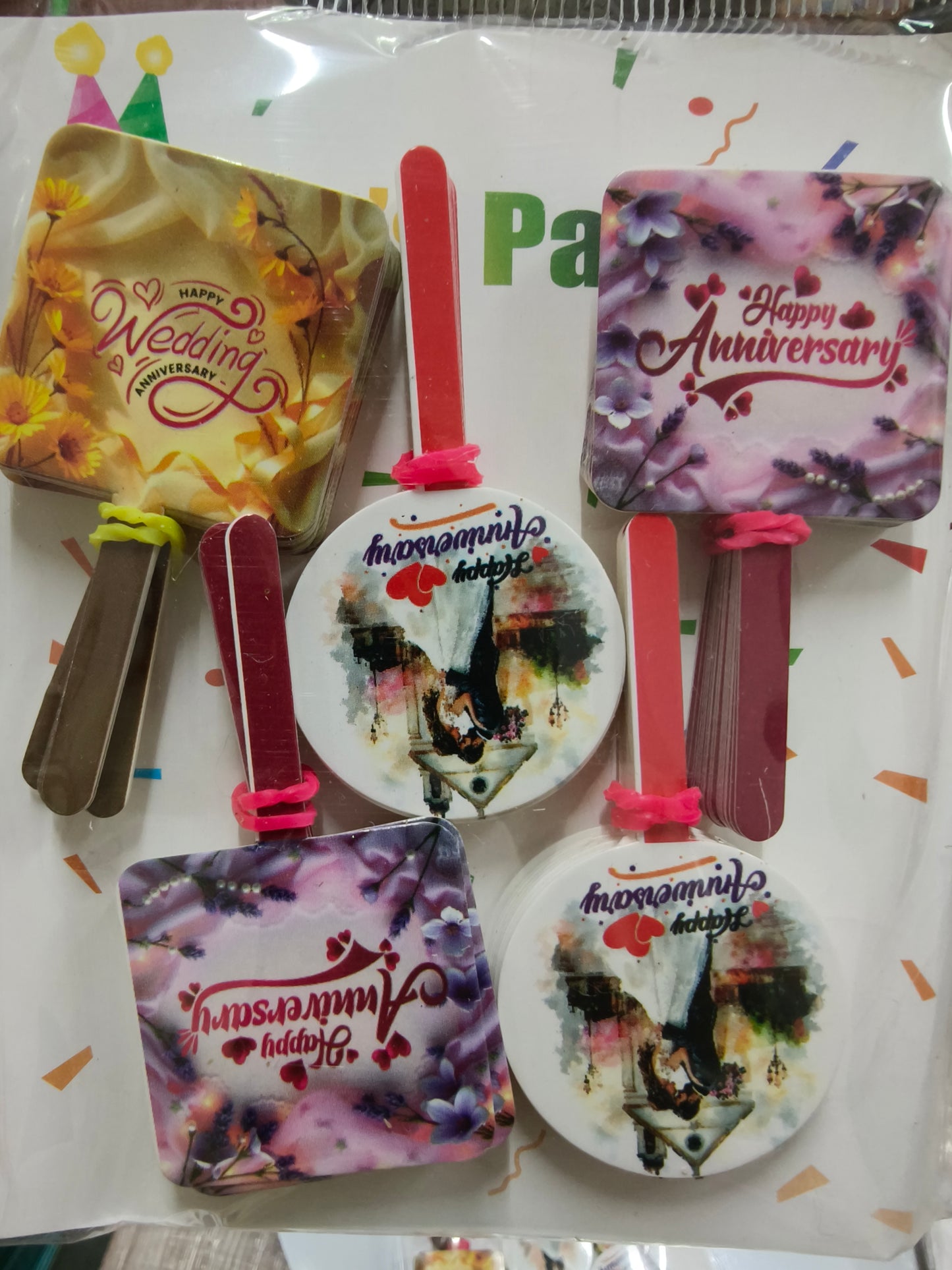 Paper Tag Anniversary -100 PC's pack , Random Designs