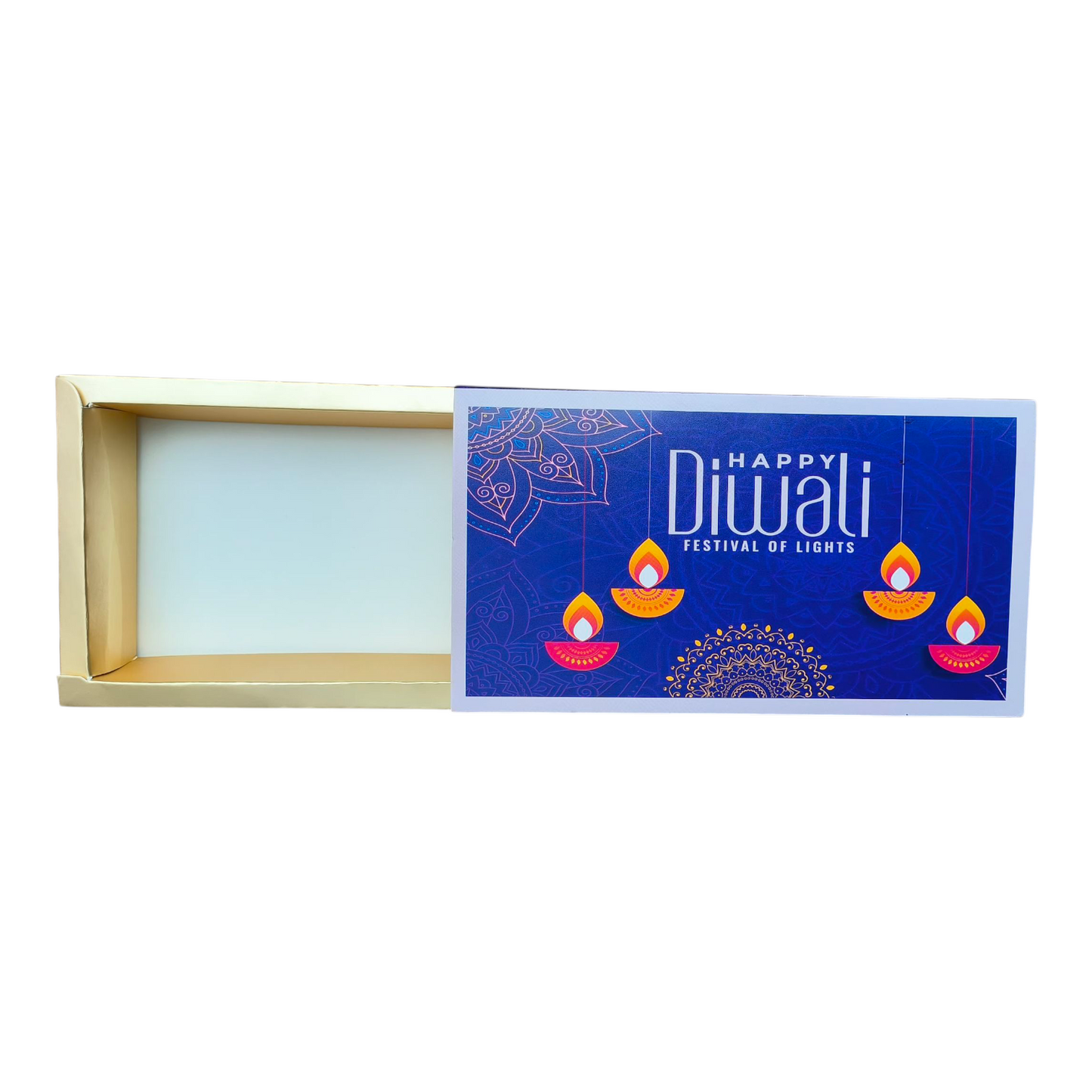 DIWALI 8 Cavity Slider Box| 10 PC's |Size 8.5×4.5×1.5 inch #3
