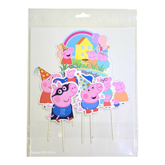 PAPER THEME TOPPER PEPA PIG
