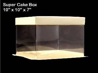 Surprise Cake Box Square 10×10×7 "