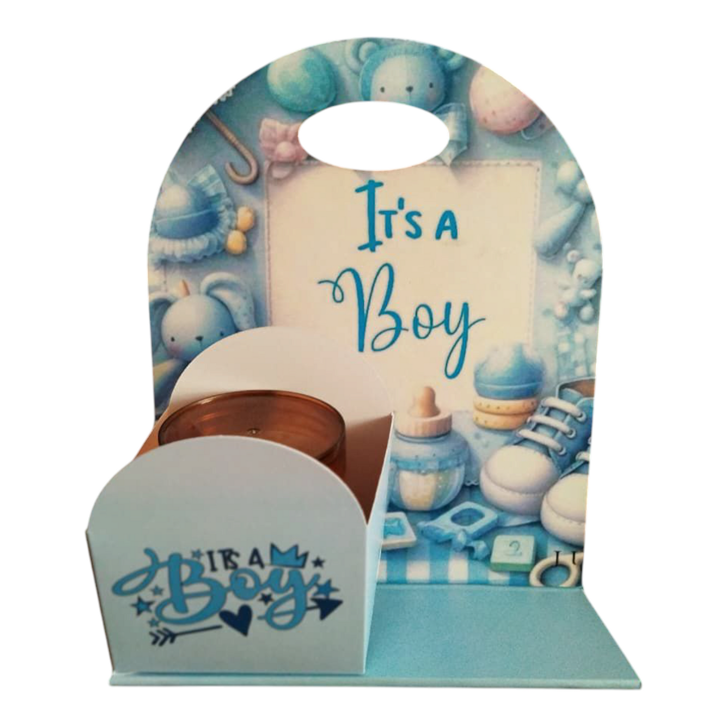 It's Baby Foldable Cake & Flower Hamper