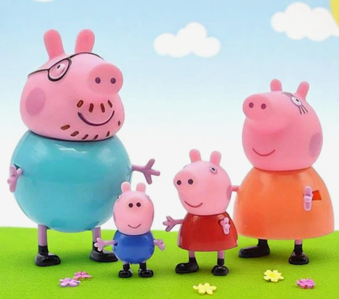 Peppa Pig Toys Topper Set of 4 PC's