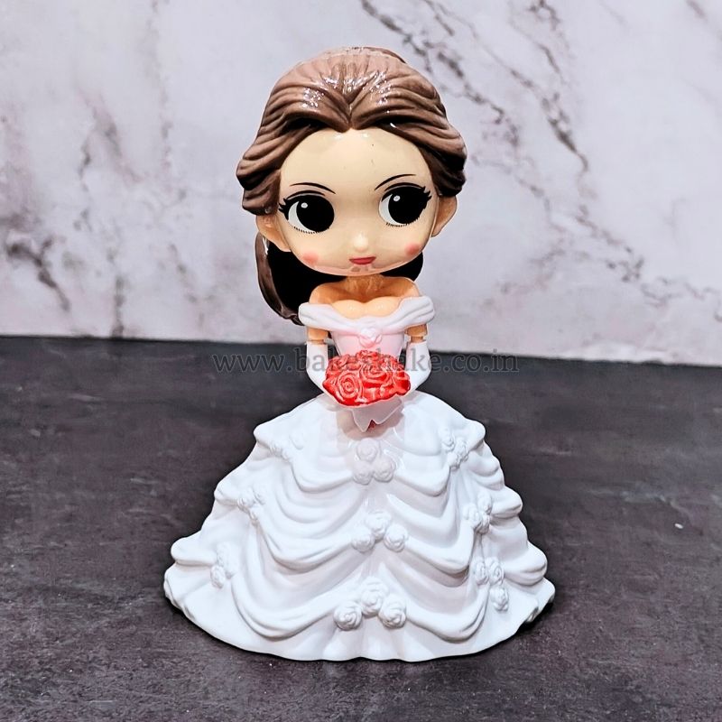 Doll Cake Toppers Princess White