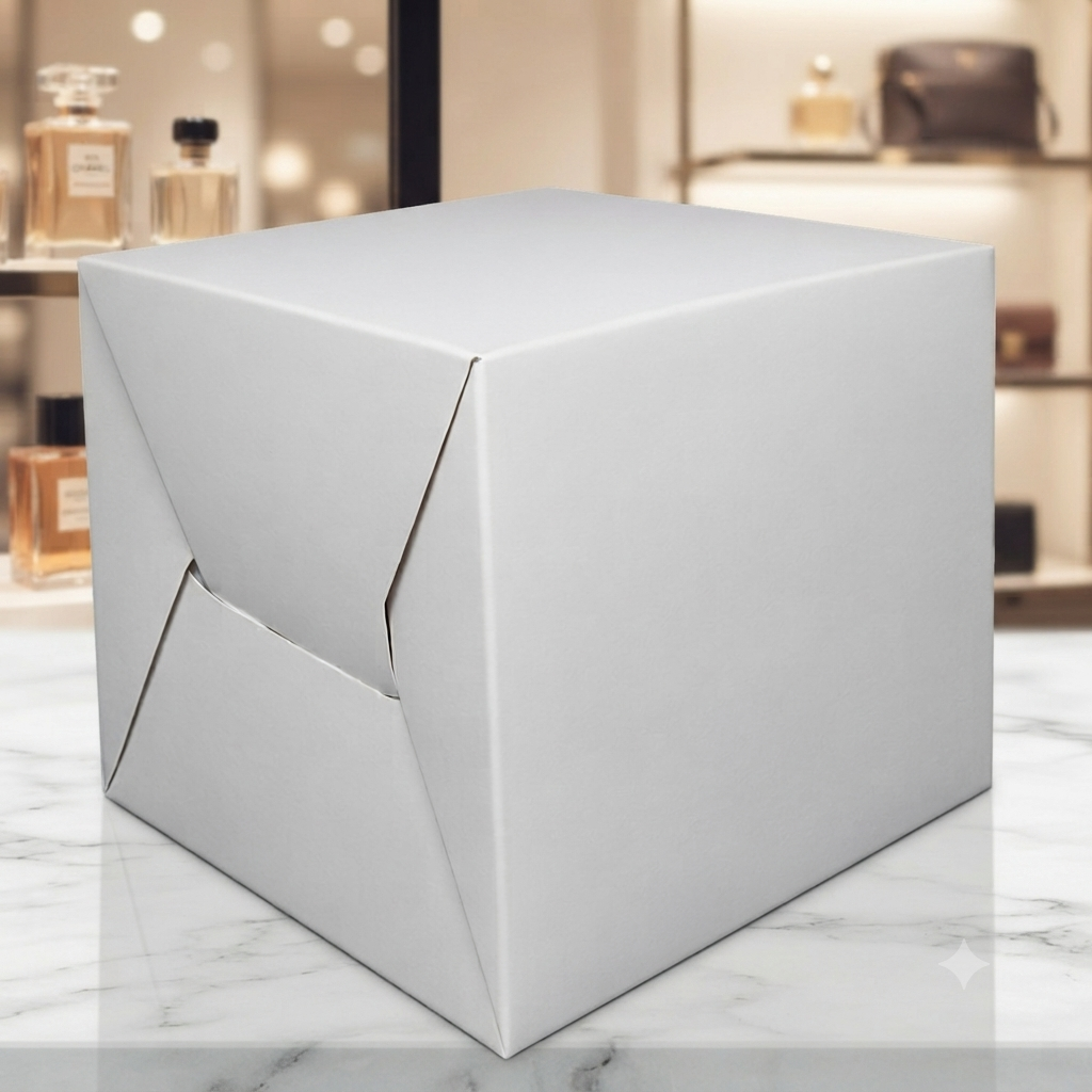 12×12×12 inch Corrugated plain white Cake Box |Pack of 10PC's