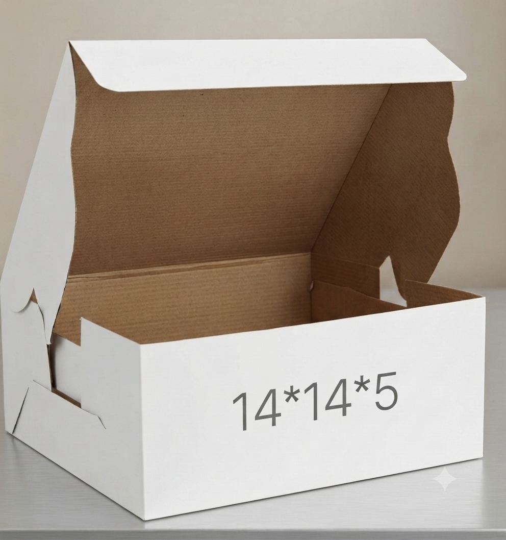 Cake Box Corrugated 14×14×5 pack of 10 PC's