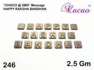 Cacao Pvc Happy Rakshabandhan Chocolate Mould  246