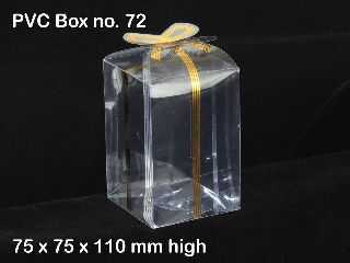 PVC Chocolate Box No 72  (10 PCS)