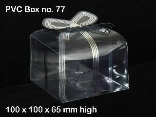 PVC Chocolate Box No 77  (10 PCS)