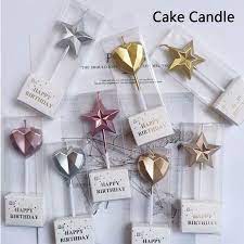 Geo Heart Candles