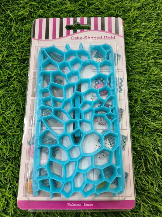 Quilt Mould With Handle Honey Comb-2