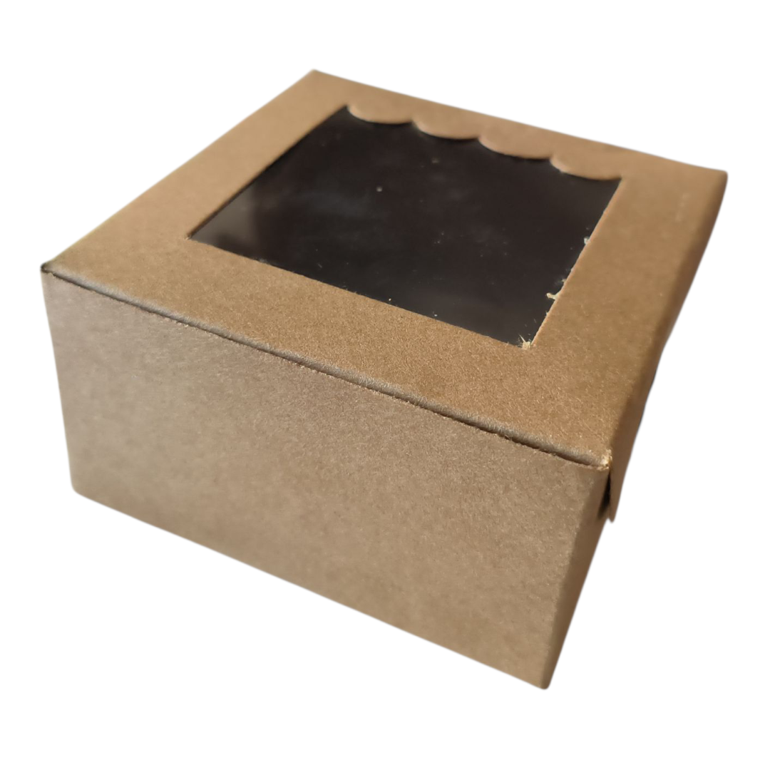 1 P Brownies Box Craft | 10 PC's Pack| Size 3*3*2 Inch