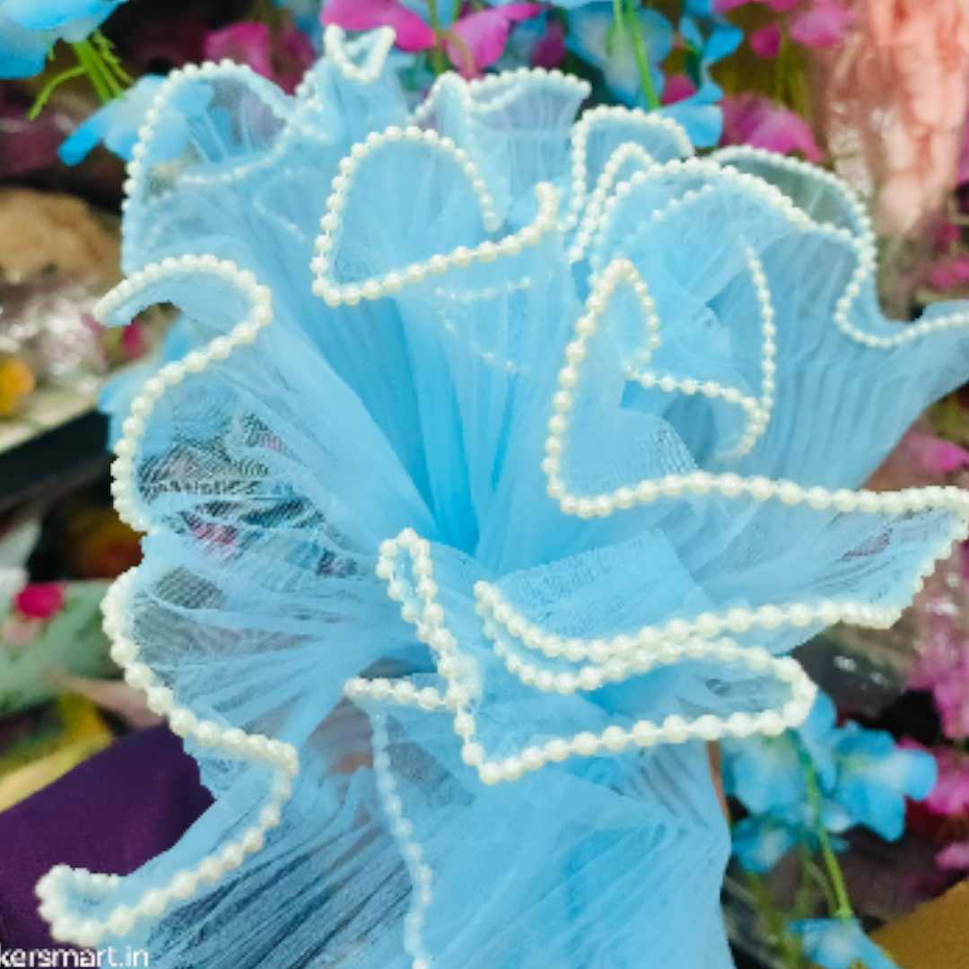 Noor Net Sky Blue| Length 3.5mtr