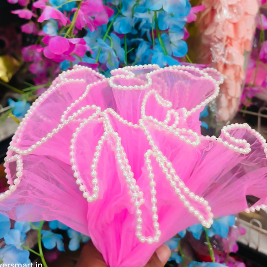 Noor Net Pink | Length 3.5mtr