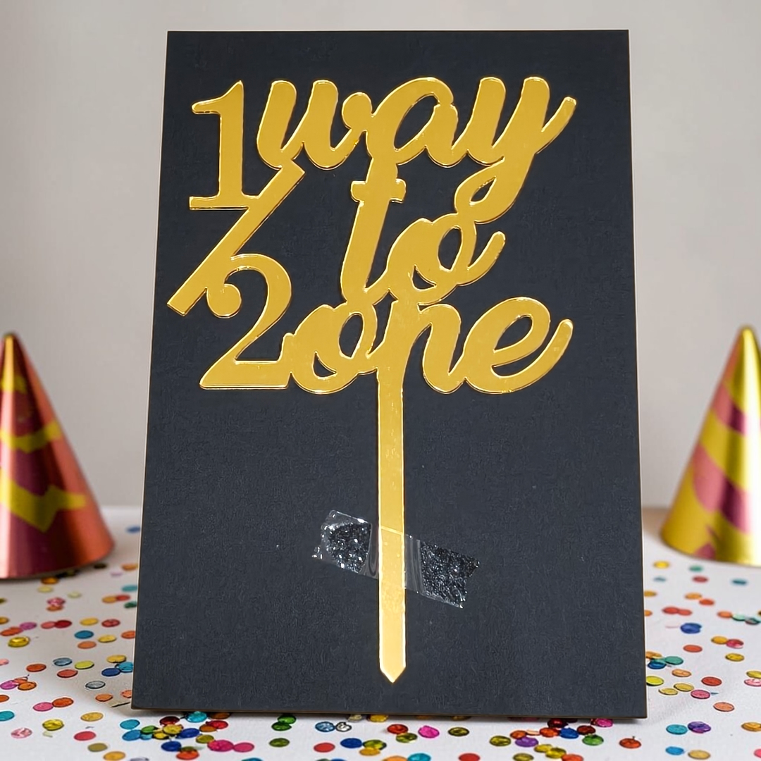 1/2 Birthday Toppers #1