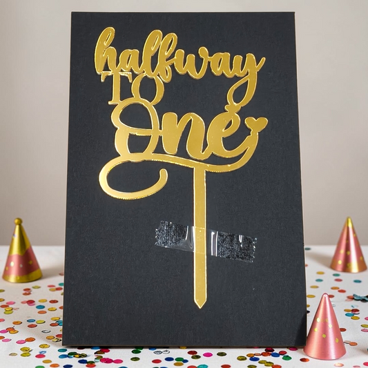 1/2 Birthday Toppers #2