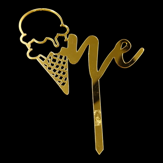 Acrylic Cake Topper One #3