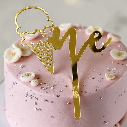 Acrylic Cake Topper One #3