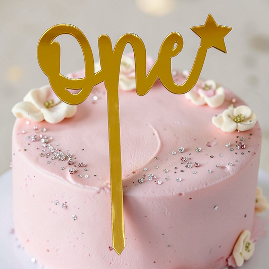 Acrylic Cake Topper One #5
