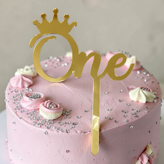 Acrylic Cake Topper One #6