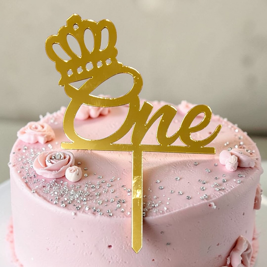 Acrylic Cake Topper One #4