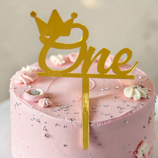 Acrylic Cake Topper One #1