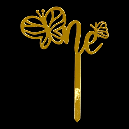 Acrylic Cake Topper One #10