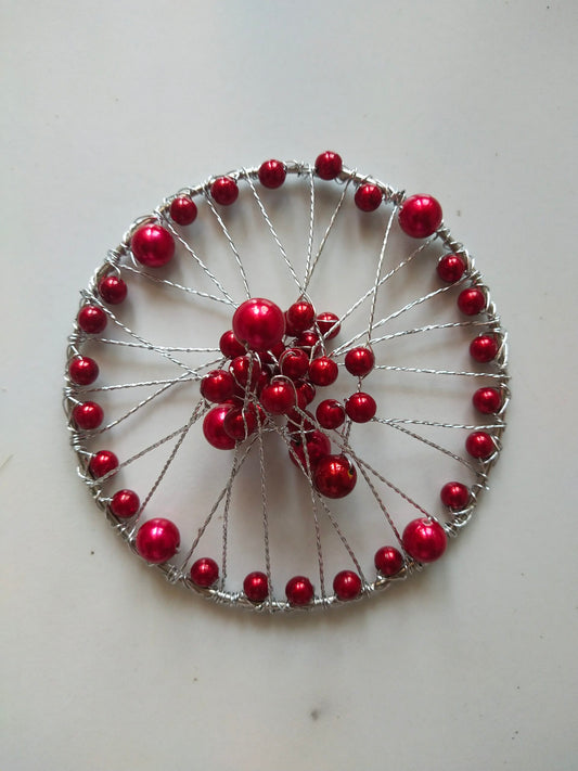 Cake Crown Maroon Pearl