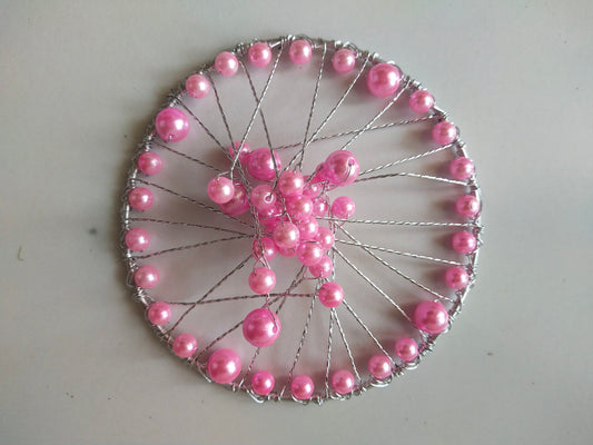 Cake Crown Pink Pearl