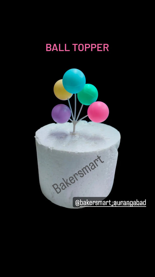 PLASTIC BALL TOPPER 5 PCS PACK  #1
