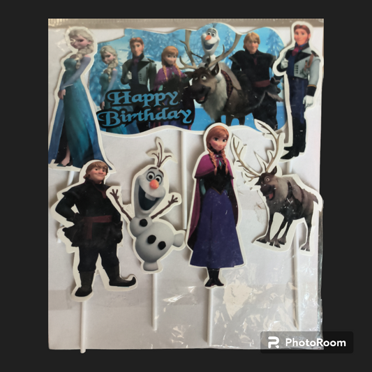 PAPER THEME TOPPER FROZEN