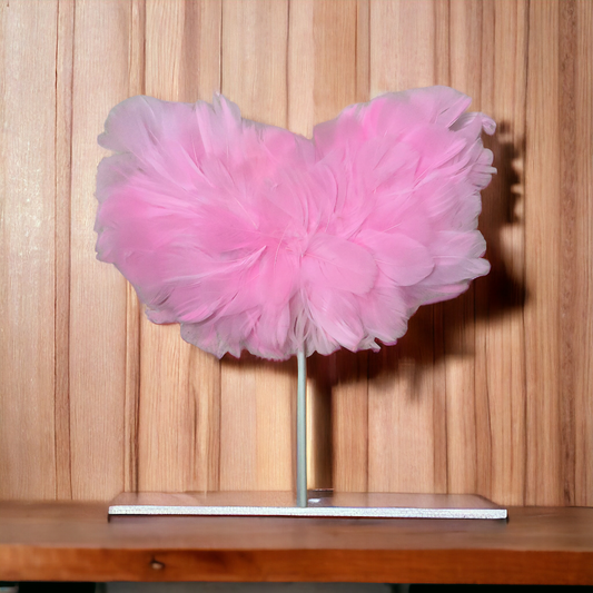 pink Big Feather