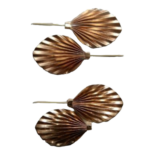 PAPER PALM LEAF 2 PCS PACK GOLD