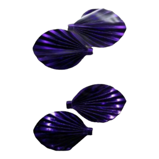 PAPER PALM LEAF 2 PCS PACK  PURPLE